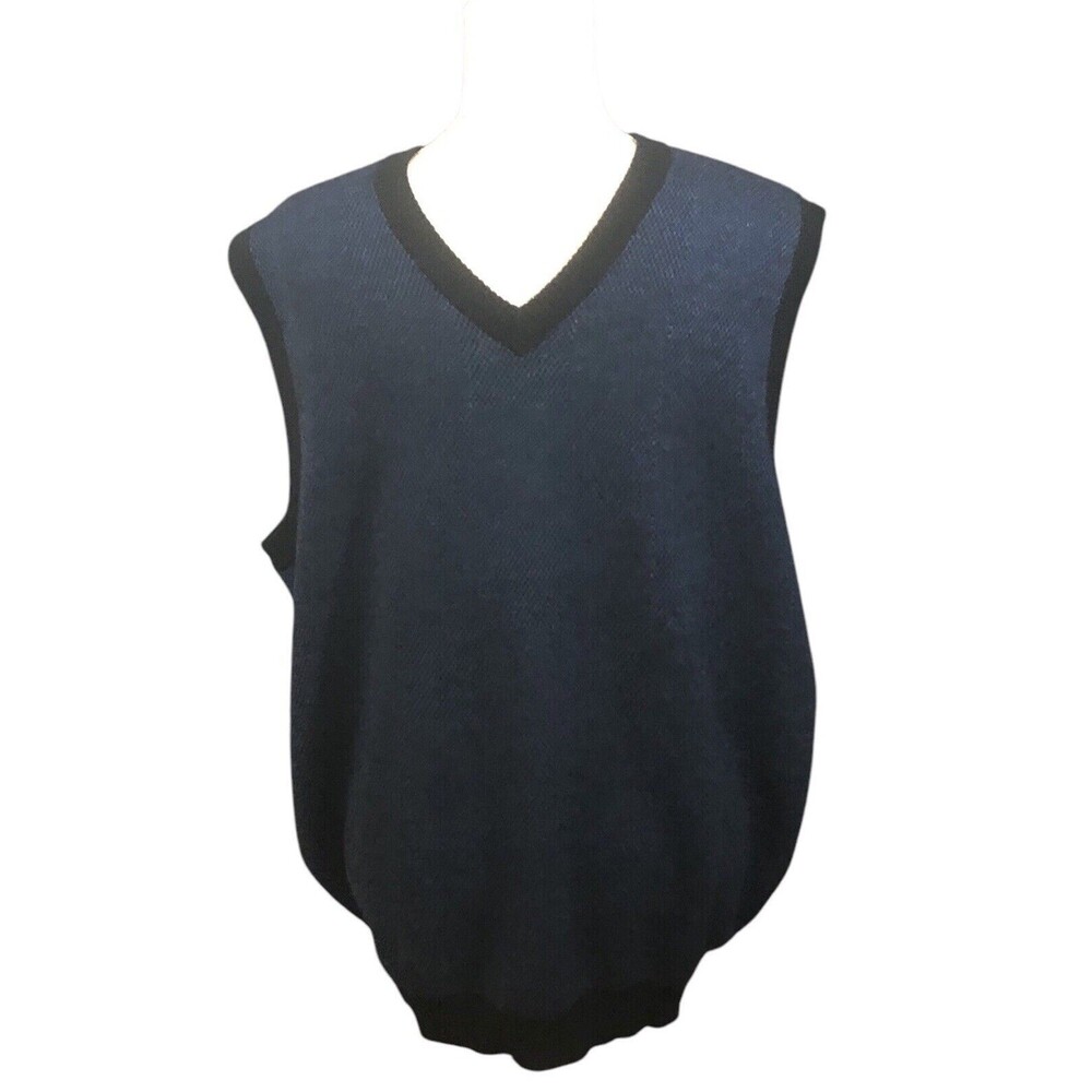 Turnbury Vest Men’s Blue Large 100% Merino Wool